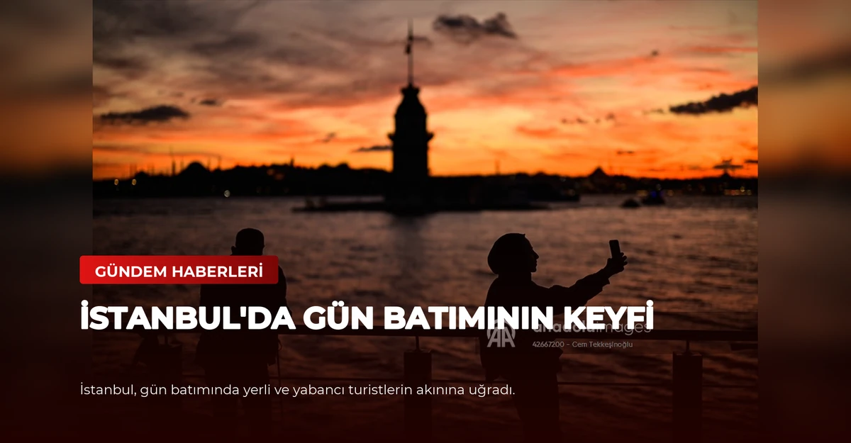 İstanbul'da Gün Batımının Keyfi