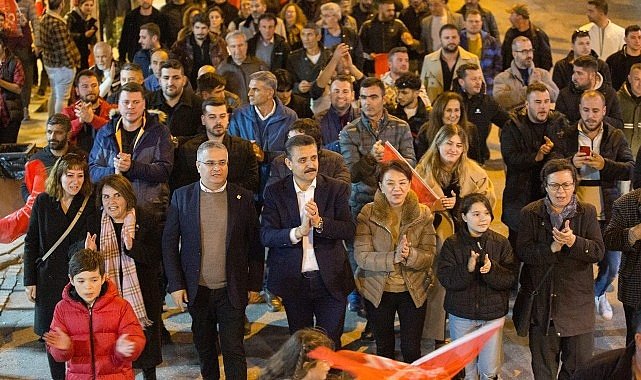 Başkan Kırgöz’ün ev ziyareti mitinge dönüştü