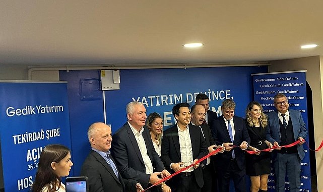  Gedik Yatırım, Tekirdağ’da yatırımcılarına hizmet vermeye başladı