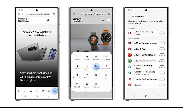 Samsung Internet sayesinde Galaxy kullanıcılarının çevrimiçi gizliliği koruma altında