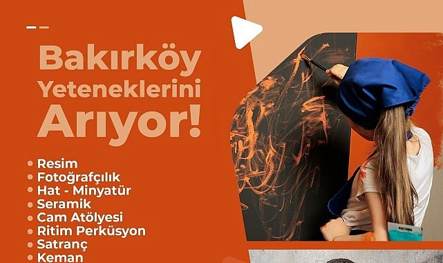  Bakırköy Belediyesi Etüt Merkezi Yeni Yetenekler Yetiştirmek İçin Başvurulara Başladı